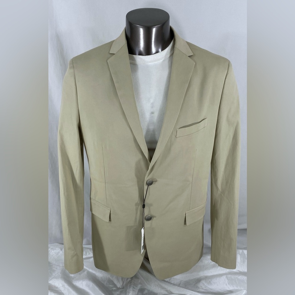 Theory Men’s Beige Rodolf Cotton Sports Jacket Coat 44